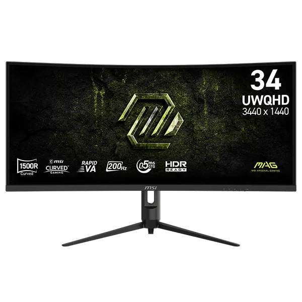 MSI MAG 342CQRF E20 34" 200Hz 0.5ms Fast VA UWQHD