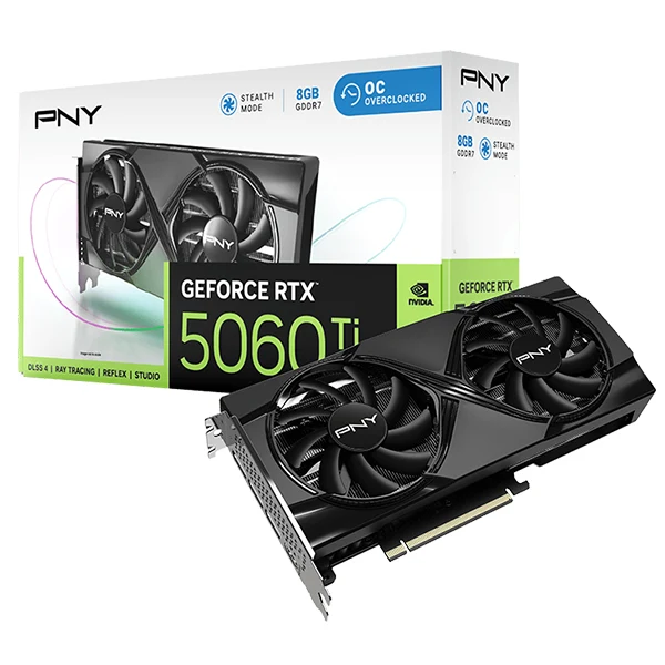 PNY GeForce RTX 5060Ti 8GB OC Dual Fan