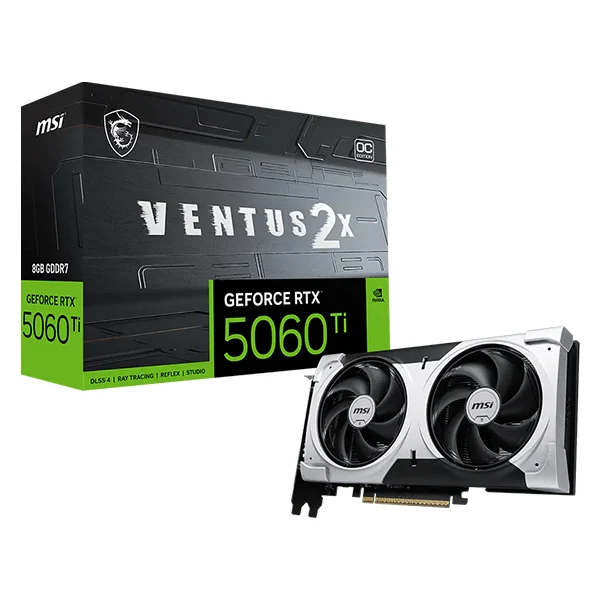 MSI GeForce RTX 5060 Ti 8G VENTUS 2X OC PLUS