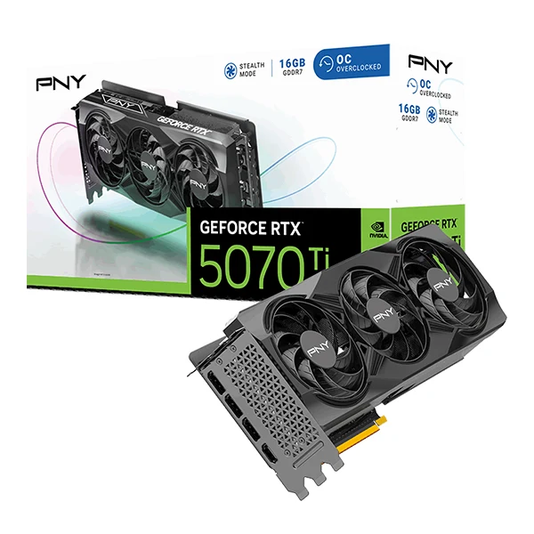 PNY GeForce RTX 5070 Ti 16GB OC Triple Fan