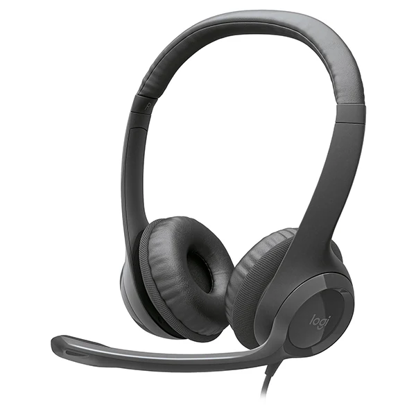 Logitech Headset H390 USB-C Black