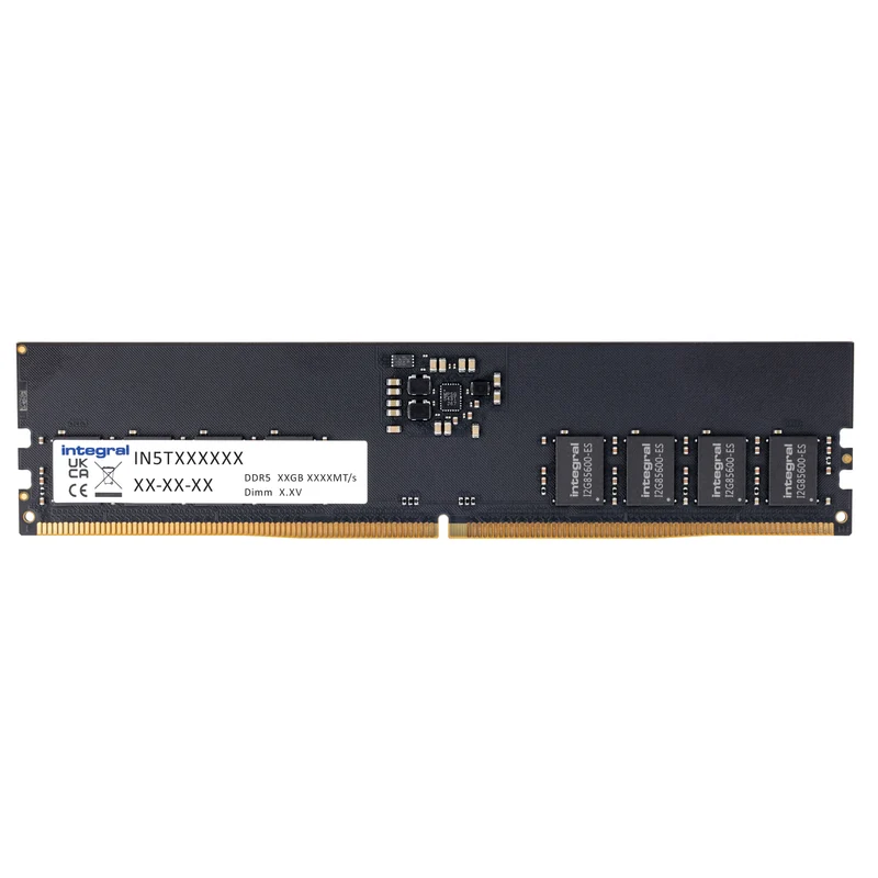 RAM Integral 16 Go (1×16 Go) DDR5 4800 CL40 - Vert