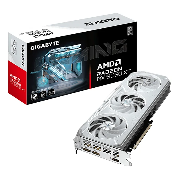 GIGABYTE Radeon RX 9060 XT GAMING OC ICE 16G GDDR6