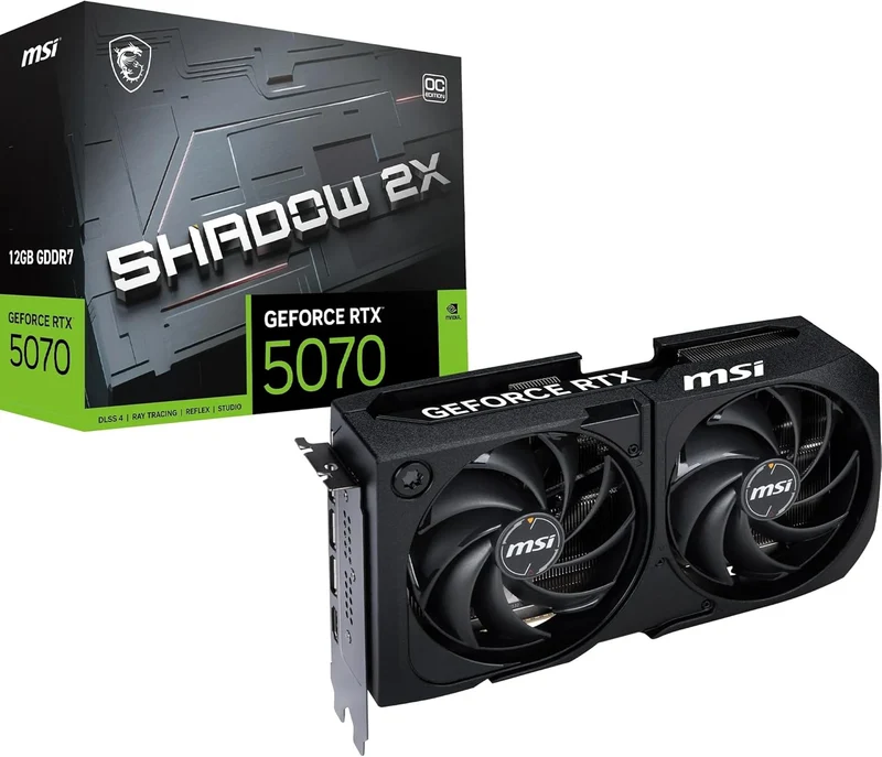 MSI GeForce RTX 5070 Shadow 2X OC - 12 Go GDDR7