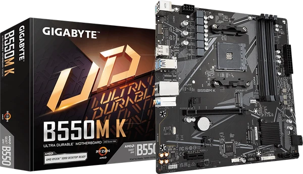 Carte mère Gigabyte B550M K (AM4)