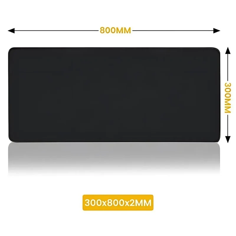 Tapis de Souris XXL Noir - Liberté et Confort