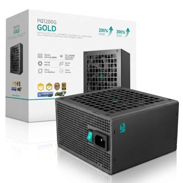 DeepCool PQ1200G 80PLUS GOLD 1200W Black