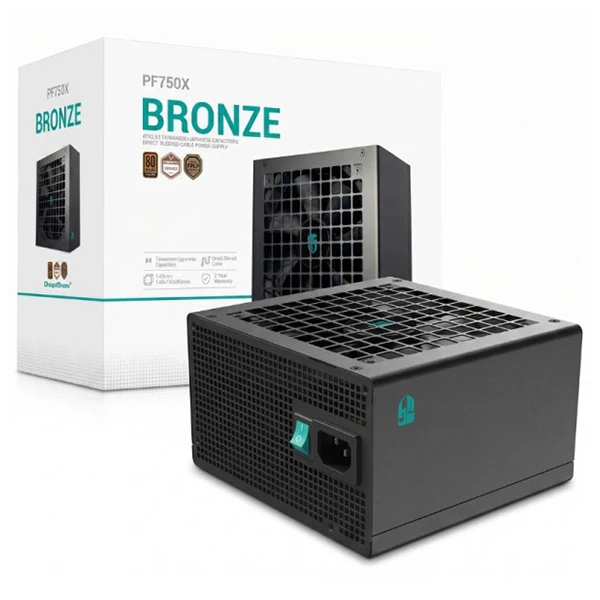 DeepCool PF750X 80PLUS BRONZE 750W Black