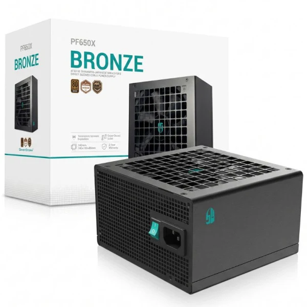 DeepCool PF650X 80PLUS BRONZE 650W Black
