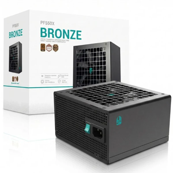 DeepCool PF550X 80PLUS BRONZE 550W Black
