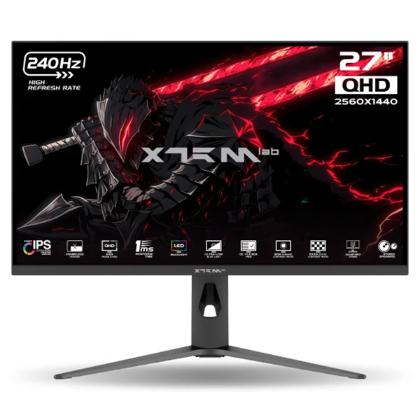 XTRMLAB X27G240IQ-P 27" 240Hz Fast IPS 2K Pivot