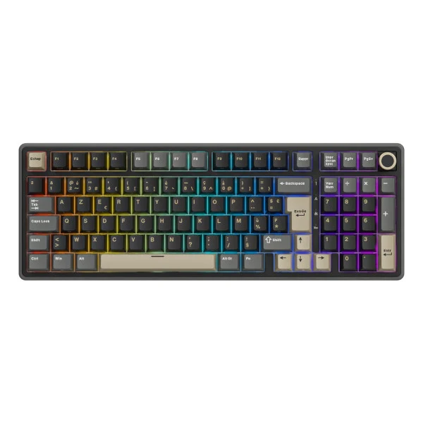 Royal Kludge RK R98Pro Phantom Beige Switch (FR Azerty)