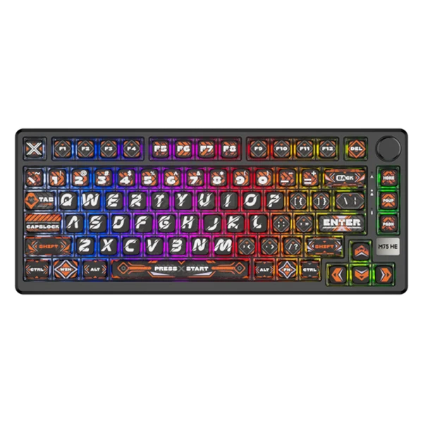 Royal Kludge RKM75 HE Hephaestus Mint Switch (UK Qwerty)