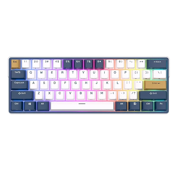 Royal Kludge RK61Plus Klein Blue Brown Switch (US Qwerty)
