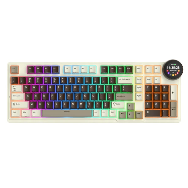 Royal Kludge RK N99 Mocha Grey Violet Switch (US Qwerty)