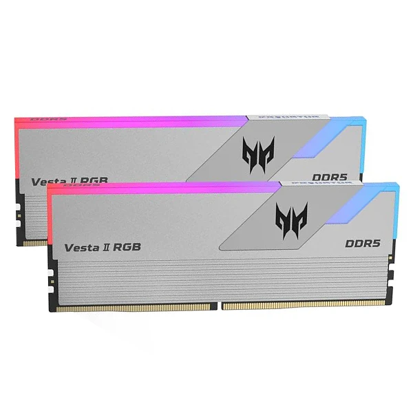 Acer Predator Vesta II 32GB (2x16GB) DDR5 RGB 6000MHz CL36 SILVER