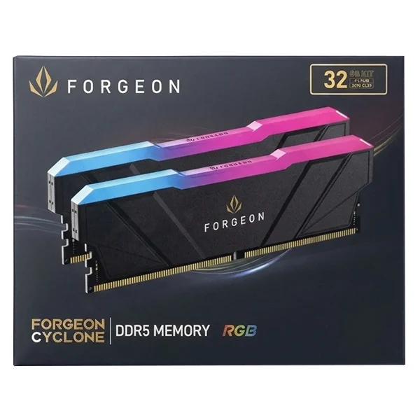 FORGEON CYCLONE RGB 32GB (2x16GB) DDR5 6000MHz CL30