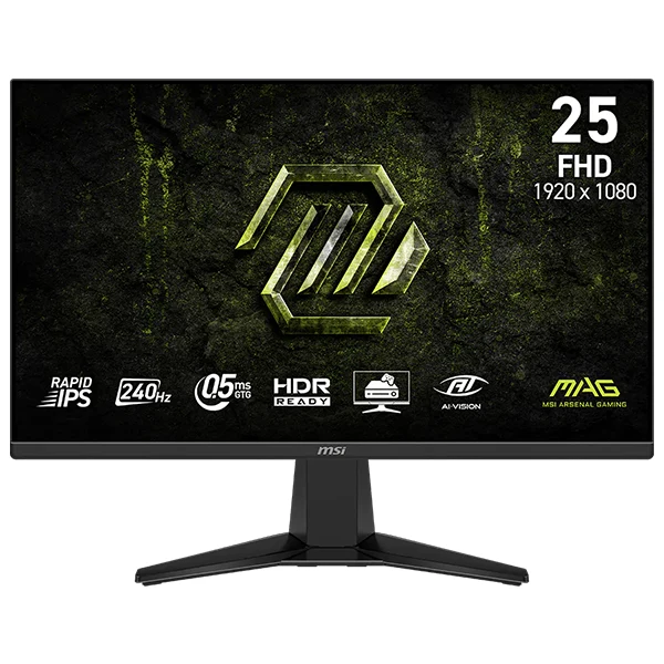 MSI MAG 255F X24 24.5" Fast IPS 240Hz 0.5ms FHD