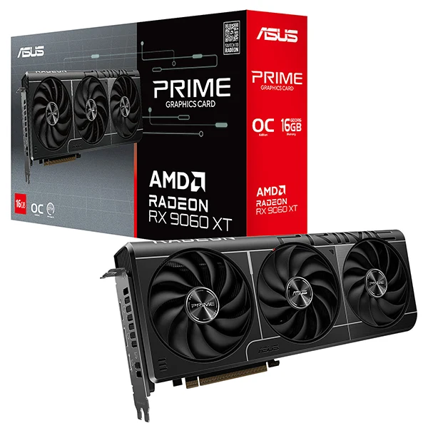 ASUS Prime Radeon RX 9060 XT OC Edition 16GB GDDR6