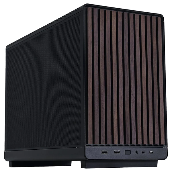 Lian Li A3 (Black/Wooden Panel)