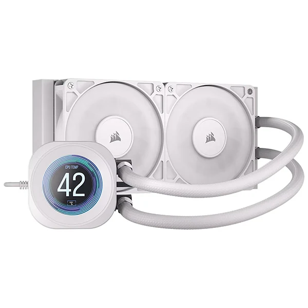 Corsair Nautilus 240 RS LCD (Blanc)