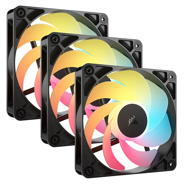 Corsair RS120-R ARGB Triple Pack Noir