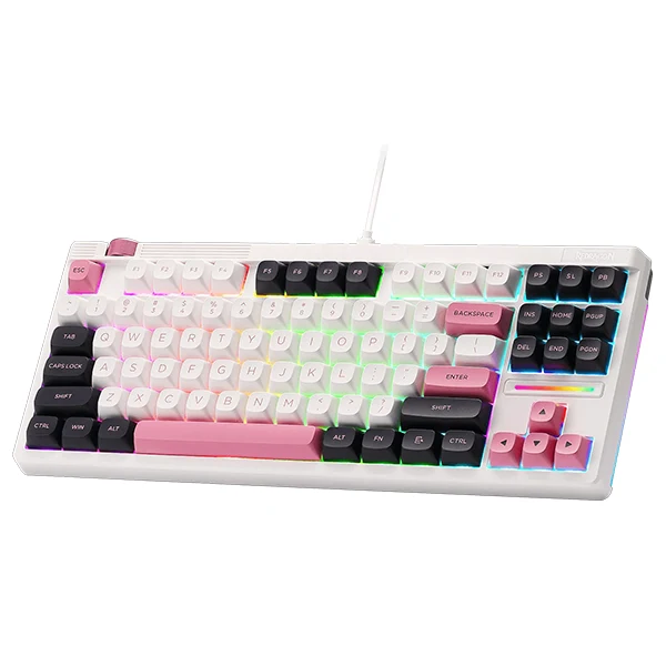 Redragon K729 OTIM Pro Wireless Mechanical Keyboard (White/Black/Pink)