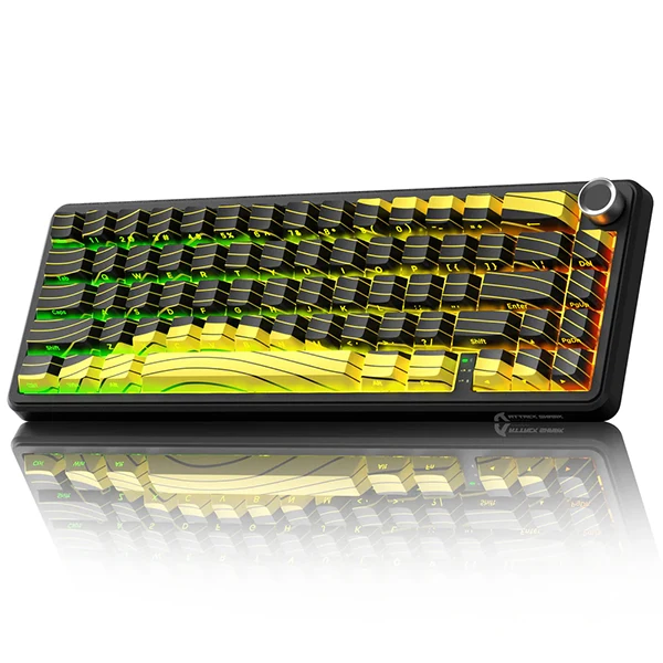 ATTACK SHARK X65 PRO HE Wireless Rapid Trigger Magnetic Switch (Yellow Contours)