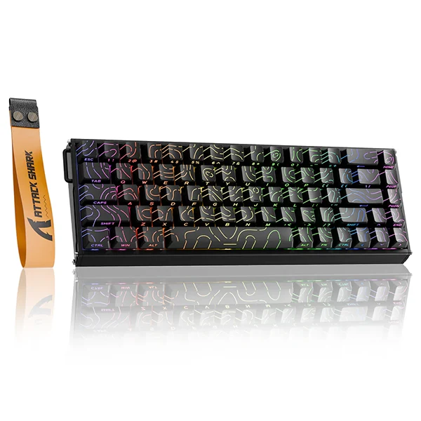 ATTACK SHARK X68MAX HE Magnetic Switch (Black Contours)