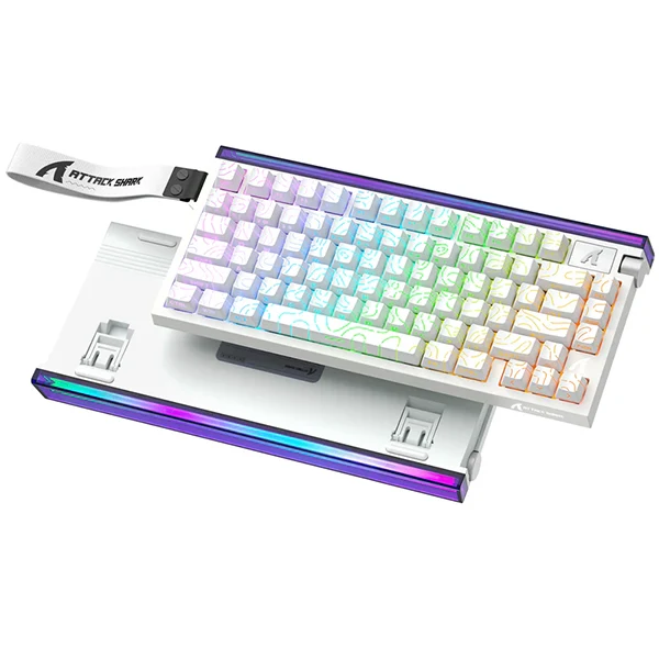 ATTACK SHARK R85 HE Rapid Trigger Magnetic Switch (White Contours)