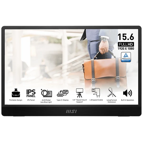 MSI PRO MP161 E2U Moniteur Portable