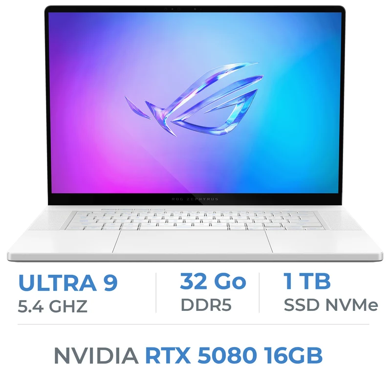 ASUS ROG ZEPHYRUS G16 GU605CW-QR182W Ultra 9 285H/32GB DDR5/1TB SSD/RTX 5080 16GB/16" 240Hz WQXGA/Win11