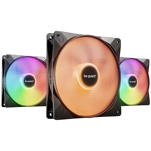 be quiet! Light Wings LX 140 mm PWM Triple Pack Black