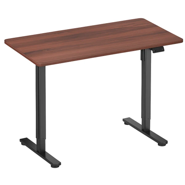 SKILLDESK R22-16S-B (1 Moteur - Noir) + R57051PT-DW (Dark Walnut)