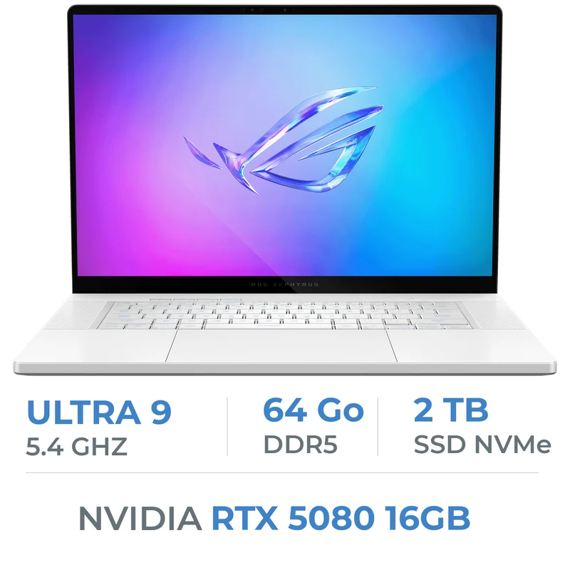 ASUS ROG ZEPHYRUS G16 GU605CW Ultra 9 285H/64GB DDR5/2TB SSD/RTX 5080 16GB/16" 240Hz WQXGA/Win11