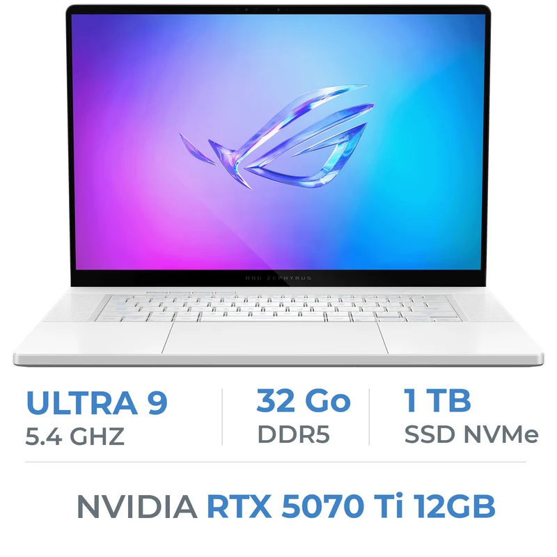 ASUS ROG ZEPHYRUS G16 GU605CR Intel Ultra 9 285H/32GB DDR5/1TB SSD/RTX 5070Ti 12GB/16" 240Hz WQXGA/Win11