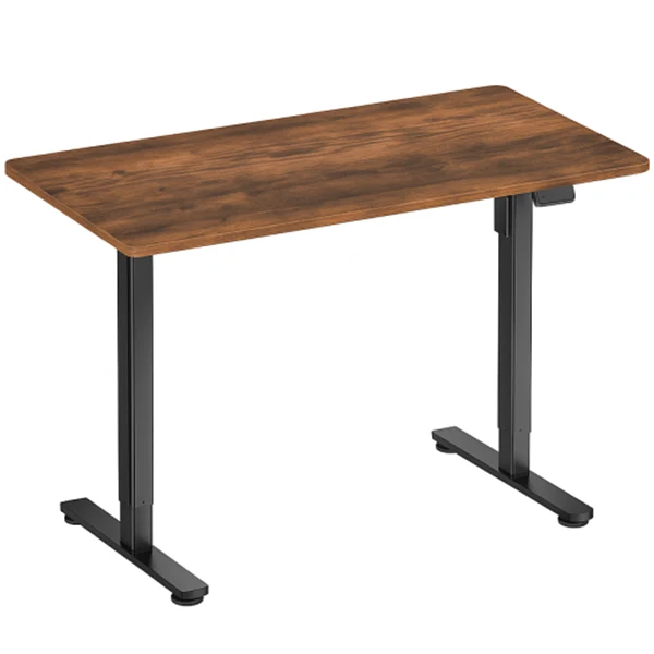 SKILLDESK R22-16S-B (1 Moteur - Noir) + R57051PT-RB (Rustic Brown)