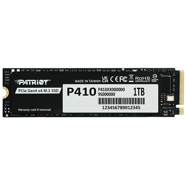 PATRIOT P410 1TB SSD M.2 2280 PCIe Gen 4x4