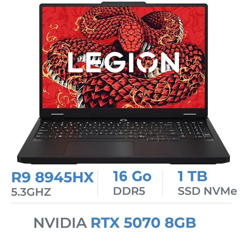 Lenovo Legion R7000P ADR10 R9 8945HX/16GB DDR5/1TB SSD/RTX 5070 8GB/16" QHD+ 240Hz
