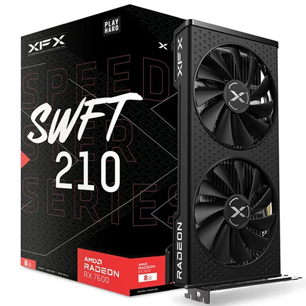 XFX SPEEDSTER SWFT 210 AMD Radeon RX 7600 8GB