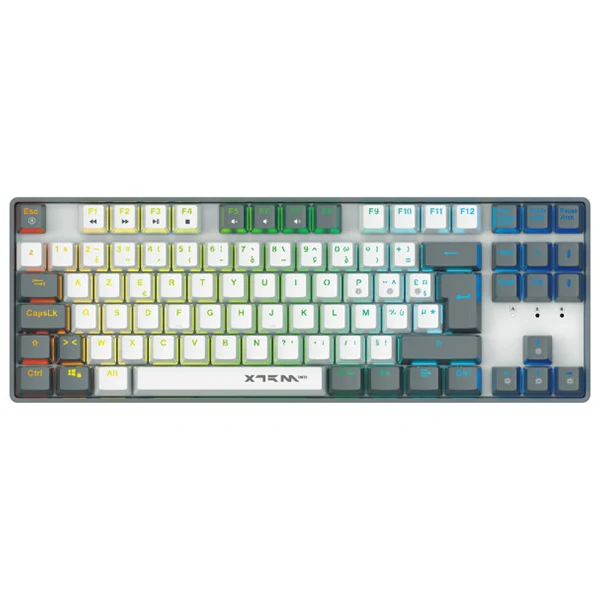 XTRMLAB Vortex TKL White/Dark Grey (Red Switch)