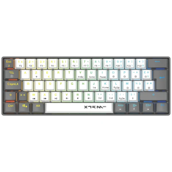 XTRMLAB Vortex Mini White/Dark Grey (Red Switch)