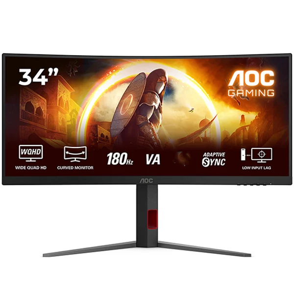 AOC CU34G4 34" 180Hz 0.5ms Fast VA UWQHD