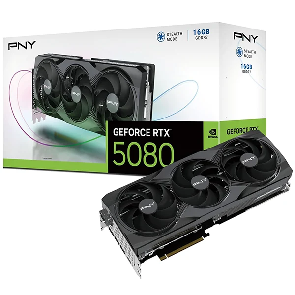 PNY GeForce RTX 5080 16GB Triple Fan