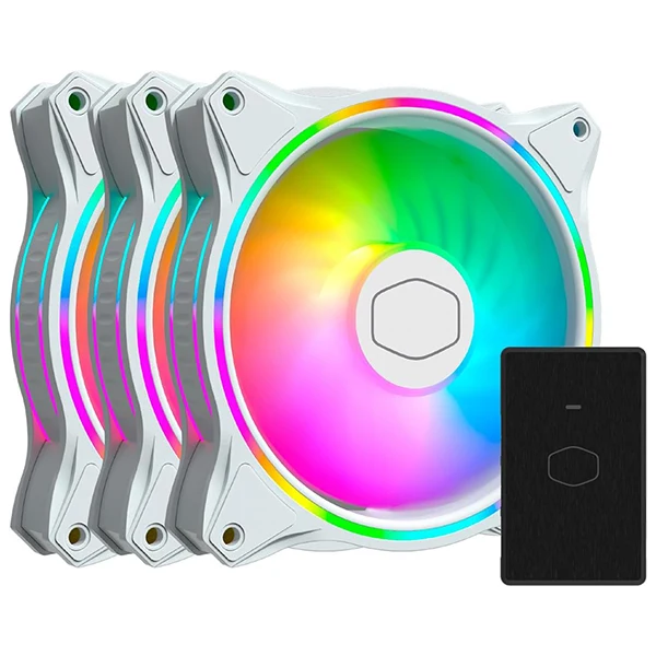 Cooler Master MasterFan MF120 Halo 3in1 (White)