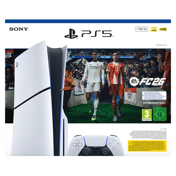 Sony PS5 Playstation 5 Slim 1TB SSD + EA SPORTS FC26