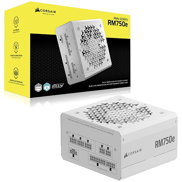 Corsair RM750e GOLD (2025) Blanc