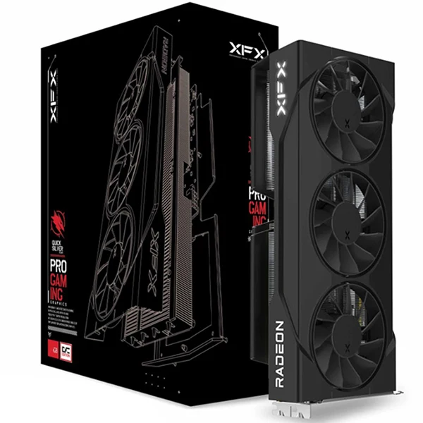 XFX AMD Radeon RX 9060 XT Swift OC Triple Fan Gaming Edition 16GB GDDR6