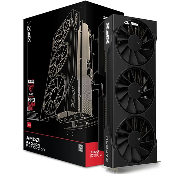 XFX AMD Radeon RX 9070XT Swift Triple Fan Gaming Edition 16GB GDDR6