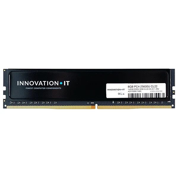 INNOVATION IT 8GB (1x8GB) DDR4 3200Mhz CL22 avec Heatspreader